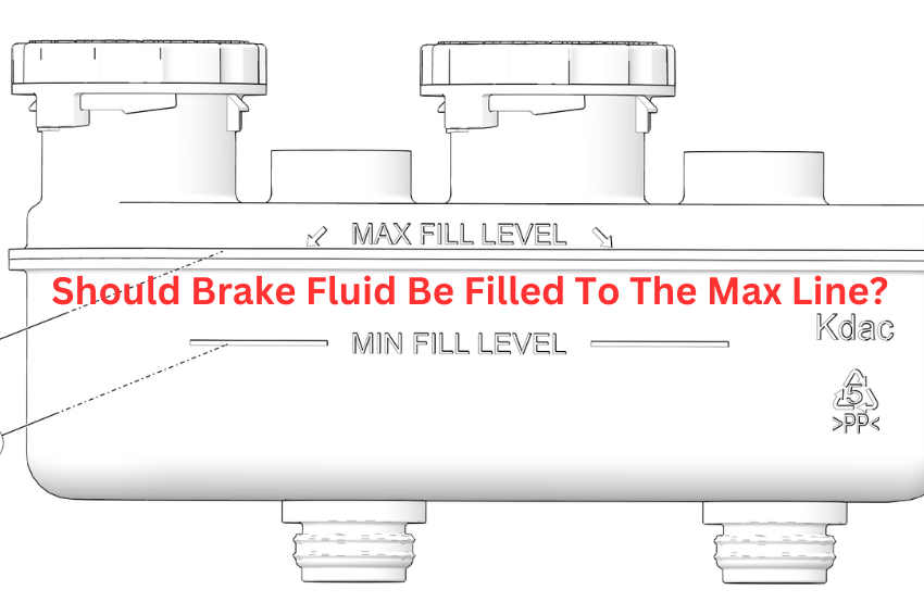 No, don't fill your brake fluid to the max line. Brake fluid reservoirs have a "min" and "max" line for a reason. Filling past the max can cause issues when the fluid expands with heat. Keep the fluid level between the lines for optimal braking performance. How Often Should I Check My Brake Fluid Level? Aim to check your brake fluid level every few months. This timeframe allows you to catch any gradual changes or potential leaks before they become a safety hazard. Here are some tips for building a routine: Combine with Other Maintenance: Combine checking your brake fluid with other routine car care tasks like oil changes or tire rotations. This ensures a more comprehensive check-up at regular intervals (as recommended by your car's manual). Set a Reminder: Use your phone calendar or a reminder app to nudge you to check your brake fluid level every few months. Consistency is key for optimal car health. However, here are what You'll Need: Your car's owner's manual A clean rag To check your Brake fluid level: Park on a level surface and turn off the engine. Locate the brake fluid reservoir under the hood. Refer to your manual for exact placement. It's usually a translucent plastic container labeled "brake fluid." Pop the hood and identify the reservoir. Most have a min and max fill line printed on the side. Wipe the dipstick (if your car uses one) or the inside of the reservoir with the clean rag. This provides an accurate reading. Check the fluid level. It should be between the minimum (min) and maximum (max) fill lines. With that said, Fluid at the minimum line or below might indicate a leak. Consult a qualified mechanic for a professional inspection and potential repairs. Do not top up the fluid yourself as there could be an underlying issue causing the drop. Also, fluid above the maximum line is less common, but overfilling can also be problematic. It's best to consult your manual or a mechanic for proper action. Please note, that the color of your brake fluid can also be an indicator of its condition. Fresh fluid is usually clear or light yellow. Dark brown or murky fluid may be due to age or moisture contamination, and a mechanic might recommend a brake fluid flush. Can Low Brake Fluid Cause Spongy Brakes? Yes, low brake fluid can cause a spongy brake pedal. Modern cars utilize a hydraulic brake system. Think of it as a supercharged version of a bicycle brake with a cable. Squeezing the brake lever on a bicycle tightens the cable, pressing the brake pads against the wheels to stop them. In your car, brake fluid acts like the cable, but in a much more powerful hydraulic system. When you press your car's brake pedal, it pushes a piston in the master cylinder. This piston compresses brake fluid, an incompressible liquid. Since liquids can't be easily compressed, the pressure you apply to the pedal travels through the brake lines to the calipers at each wheel. The calipers house pistons that squeeze the brake pads against the rotors, slowing down or stopping the wheels. Here's where low brake fluid becomes a concern: If the brake fluid level in the reservoir dips below the recommended level, there's simply not enough fluid in the system to create the necessary pressure when you press the brake pedal. Remember the bicycle analogy, with a loose cable (low fluid), you have to squeeze the lever harder (spongy pedal) to get the same stopping power. A spongy feeling is a warning sign that your brakes aren't functioning optimally. This can be a safety concern as it can affect your ability to brake effectively. While a spongy brake pedal is a sign of low brake fluid, there are other indicators: The brake pedal goes lower than usual before engaging. It takes considerably more effort to stop the car. You hear a grinding noise when braking. However, If you experience a spongy brake pedal, addressing it promptly is important, and here's what to do: Park safely and turn off the engine. Consult your car's owner's manual to locate the brake fluid reservoir. Check the fluid level. It should be between the minimum and maximum fill lines indicated on the reservoir. Do not add fluid yourself if the level is low. There could be an underlying leak in the system that needs professional attention. What Happens If I Overfill My Brake Fluid? While it might seem like a minor mistake, overfilling your brake fluid reservoir can actually be a safety concern. Brakes are a critical system in your car, and keeping them functioning properly is essential. Here's why exceeding the recommended fill level for brake fluid can be problematic: Spongy Brakes: Brake fluid expands when it heats up due to friction during braking. An overfilled reservoir can cause this expansion to push back on the brake system, creating a spongy feeling when you press the pedal. This can be similar to the sensation you might experience with low brake fluid, making it difficult to judge how much pressure you need to apply to stop the car safely. Fluid Overflow: If the reservoir is overfilled, the expanding brake fluid can overflow and leak out. This can damage nearby components in the engine bay or reduce the overall amount of fluid available in the braking system, affecting braking performance. ABS System Issues: Modern Anti-lock Braking Systems (ABS) rely on precise pressure control to prevent wheel lockup during hard braking. An overfilled reservoir can interfere with this system's functionality, potentially reducing its effectiveness in urgent situations. However, If you suspect you've accidentally overfilled your brake fluid reservoir, don't attempt to fix it yourself. The best course of action is to have a qualified mechanic inspect your brakes. They have the expertise and tools to safely remove any excess fluid and ensure your braking system is functioning properly. Reference Sources: National Highway Traffic Safety Administration (NHTSA) Car Care Council Society of Automotive Engineers (SAE International)