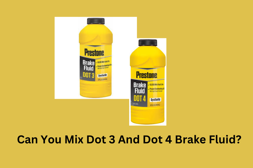 Mix Dot 3 And Dot 4 Brake Fluid